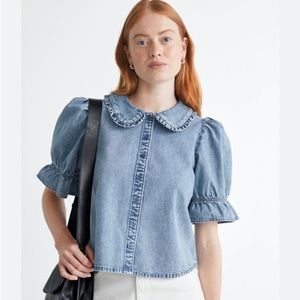 & Other Stories denim top